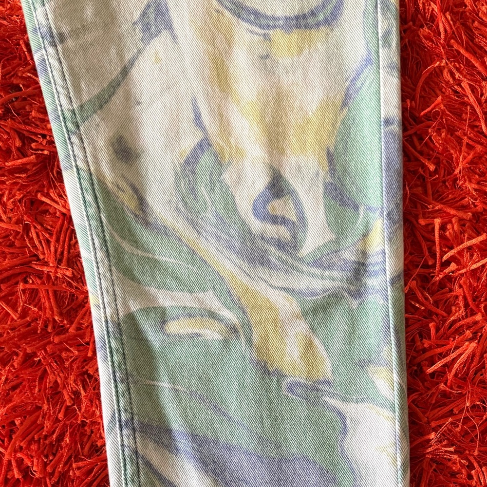 MNML Abstract Patterned Jeans - Picture 2 of 7